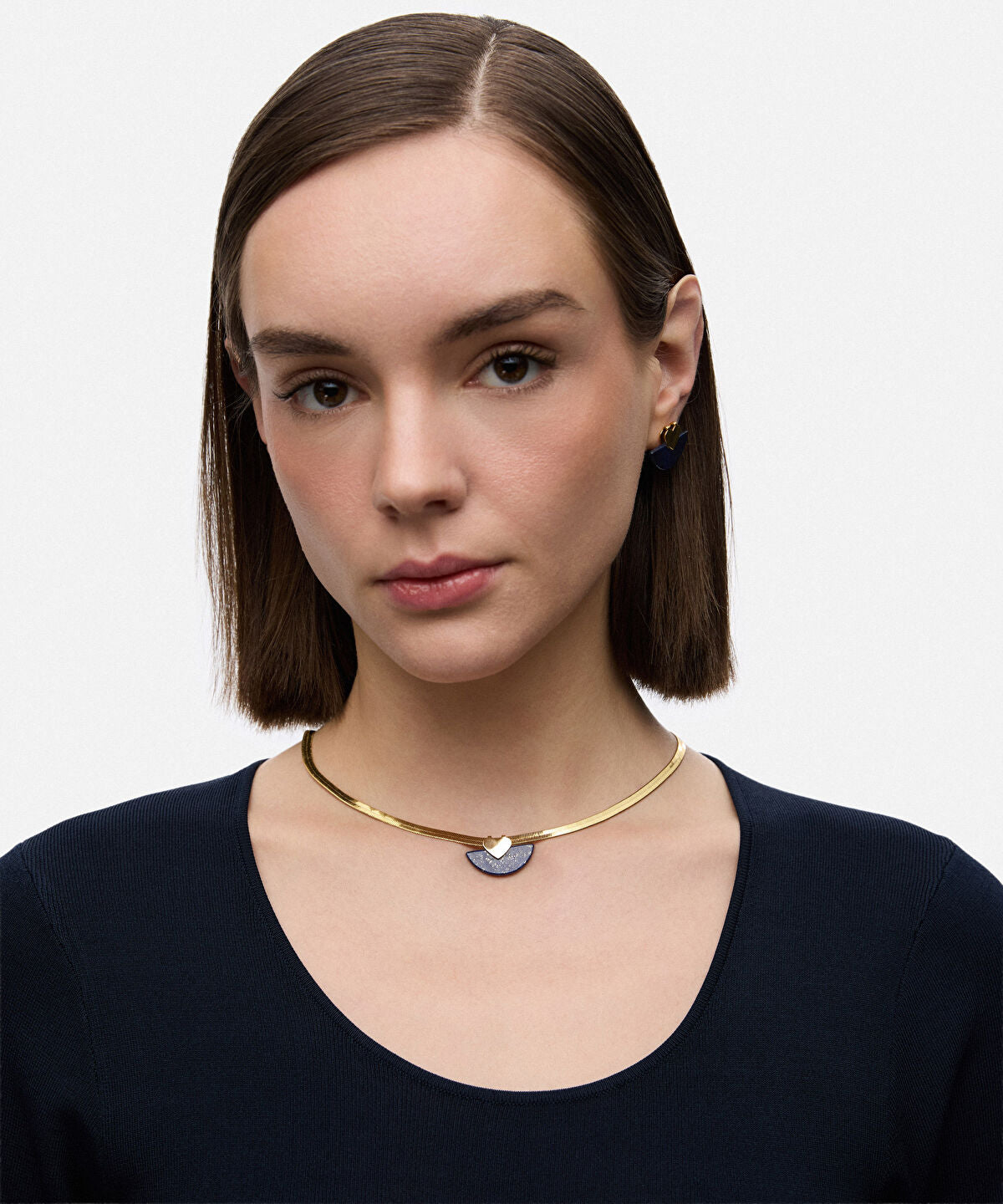 Zoomed Combined Heart Pendant Necklace