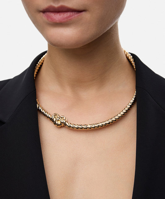 Knotted Rigid Necklace