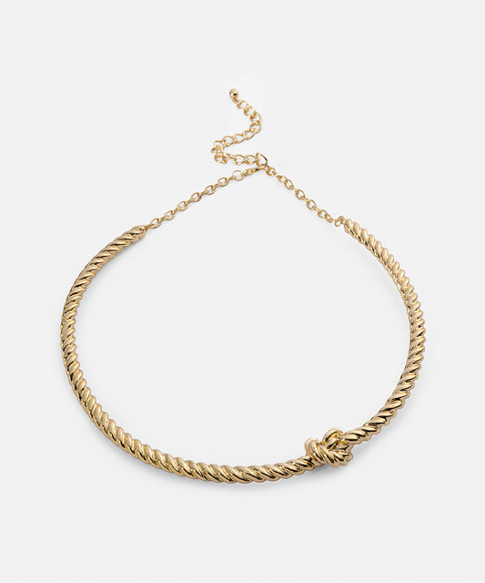 Knotted Rigid Necklace