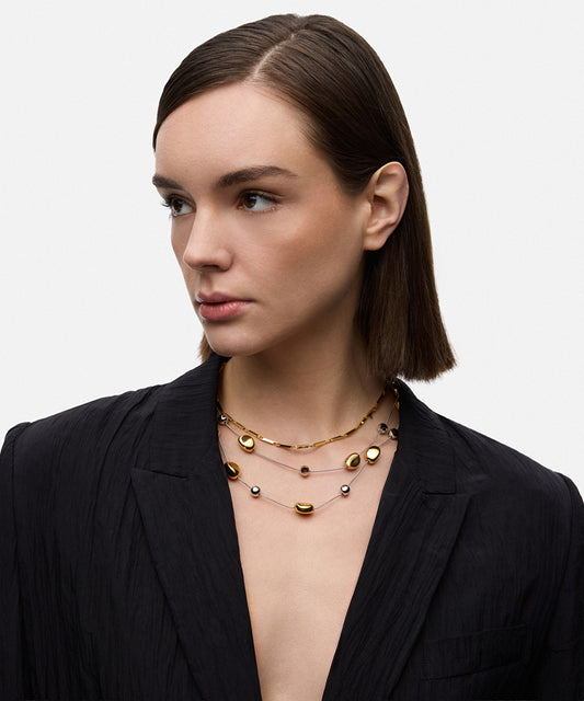 Layered Two-Tone Necklace