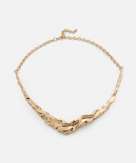 Textured Rigid Necklace