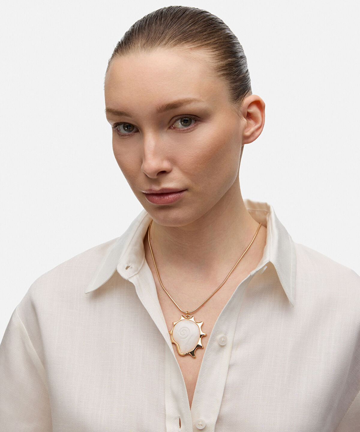 Zoomed Mixed Acrylic Necklace