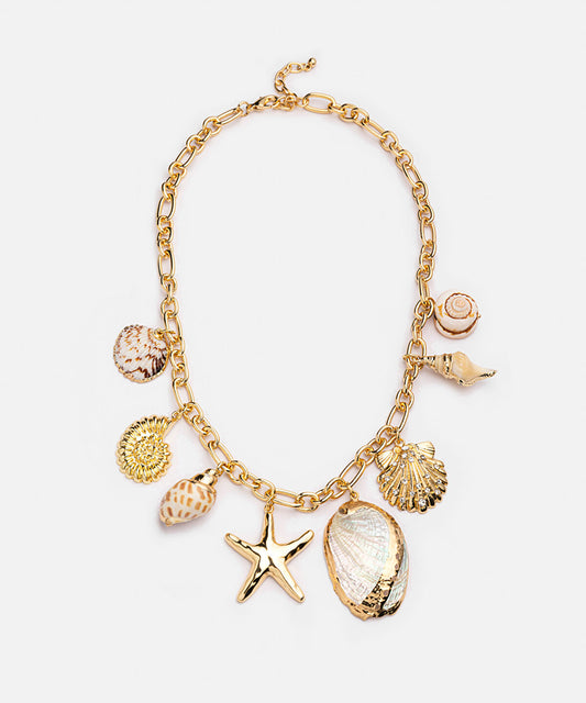 Seashell Charm Necklace
