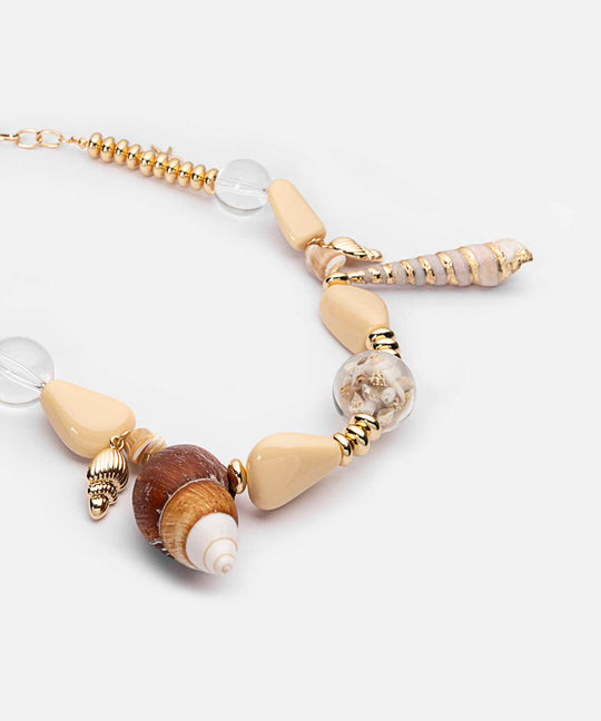Shell and Resin Necklace