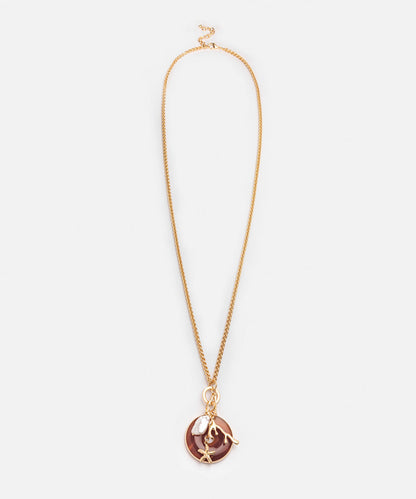 Mixed Pendant Long Chain Necklace