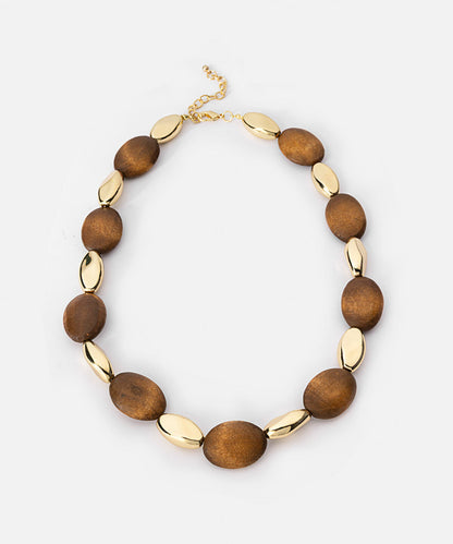 Mixed Wood Element Necklace