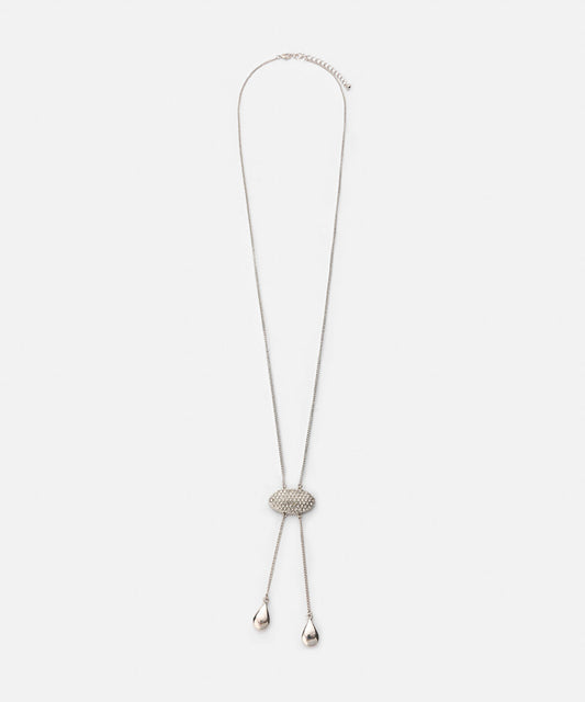 Rhinestone Drop Necklace