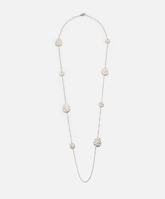 Textured Stainless Steel Necklace