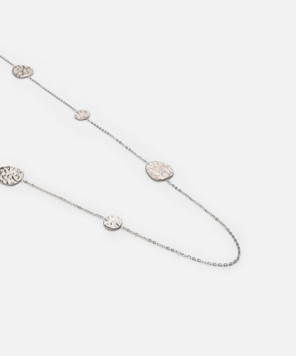 Textured Stainless Steel Necklace
