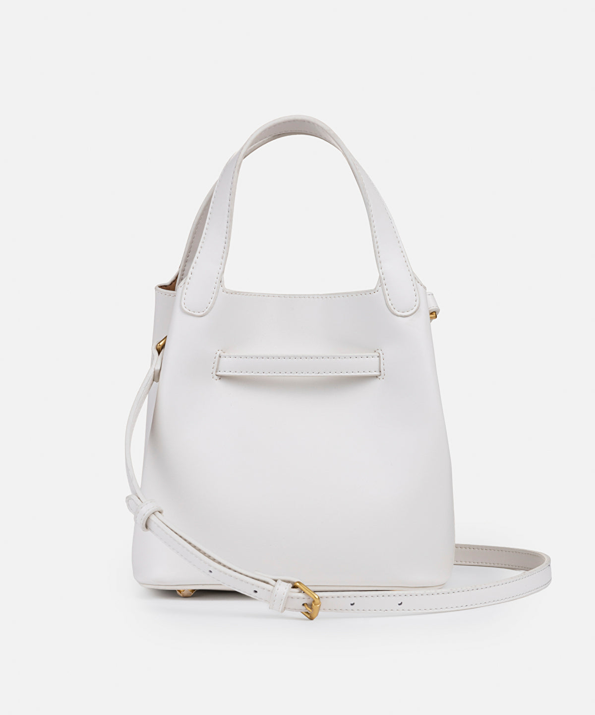 Zoomed Leather-Effect Bag