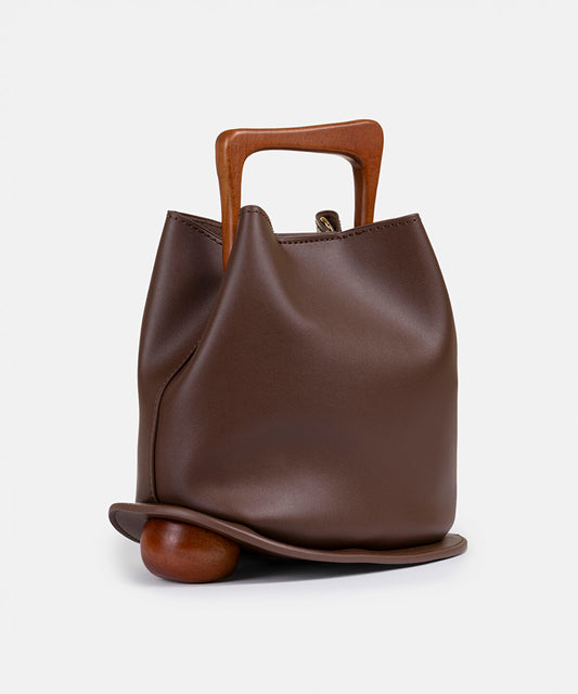Wooden Handle Bag