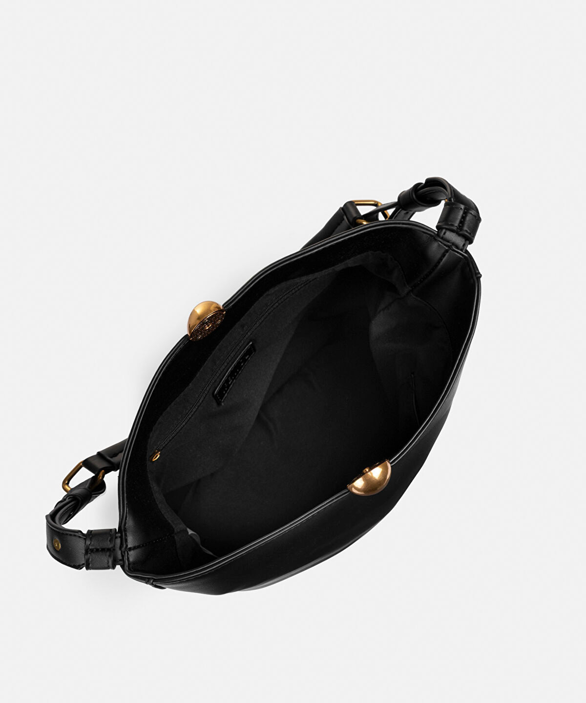 Zoomed Leather-Effect Bag with Buckle