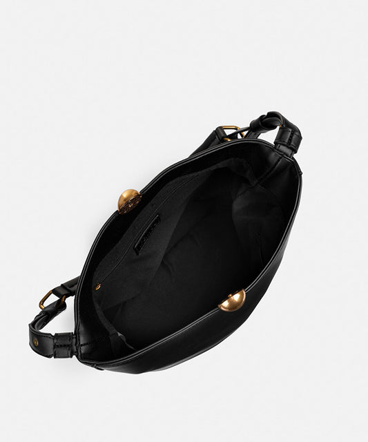 Leather-Effect Bag with Buckle