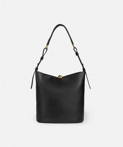 Leather-Effect Bag with Buckle