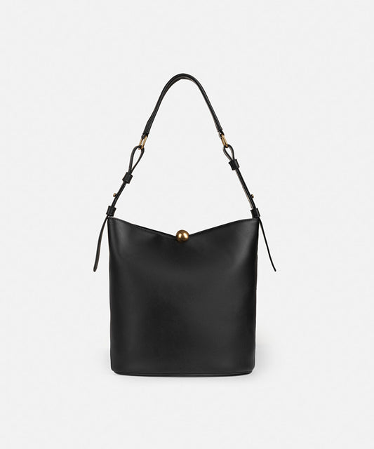 Leather-Effect Bag with Buckle