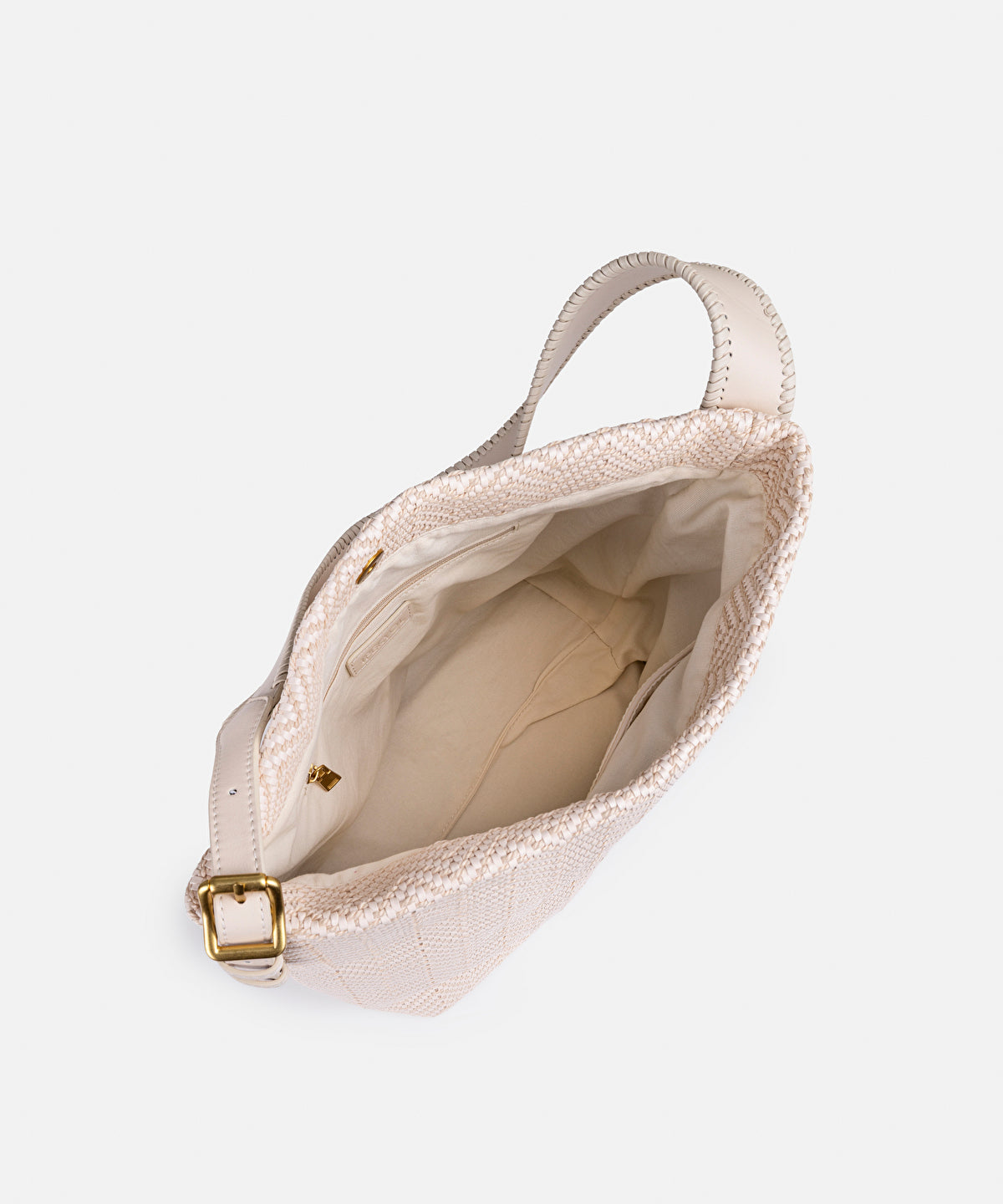 Zoomed Woven Shoulder Bag