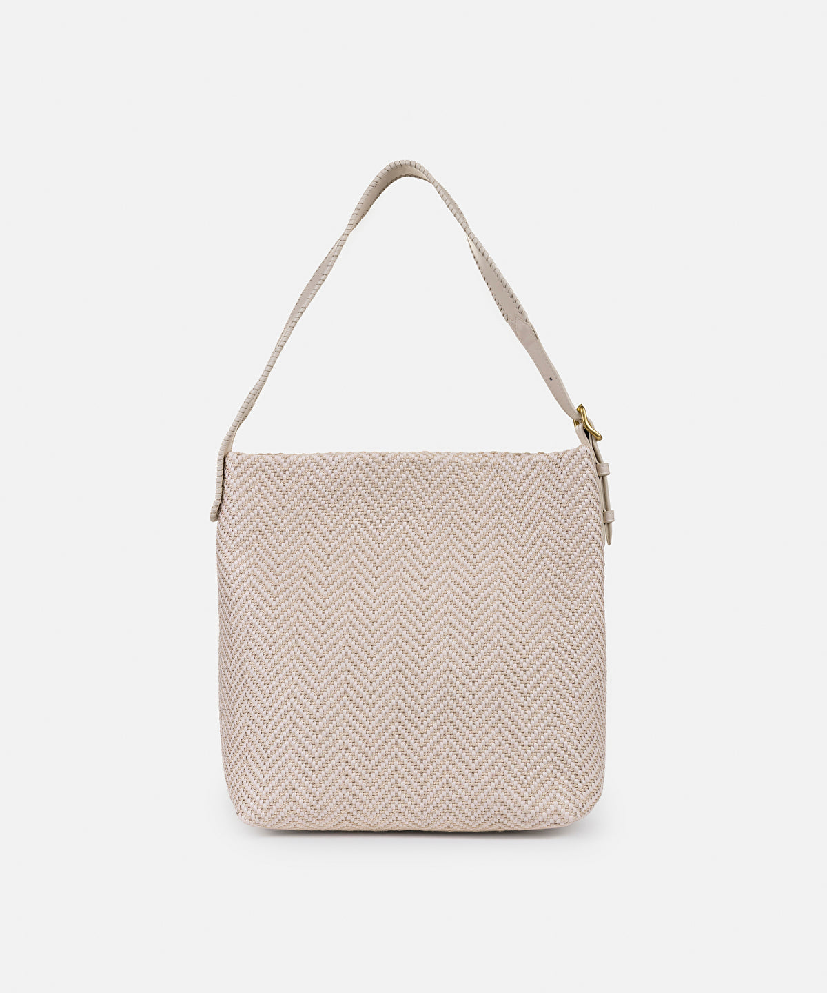 Zoomed Woven Shoulder Bag