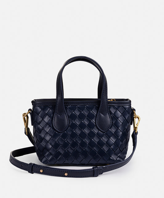 Lattice Top Handle Bag