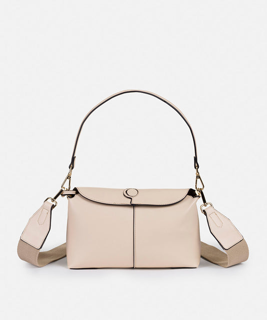 Dual Strap Faux Leather Bag