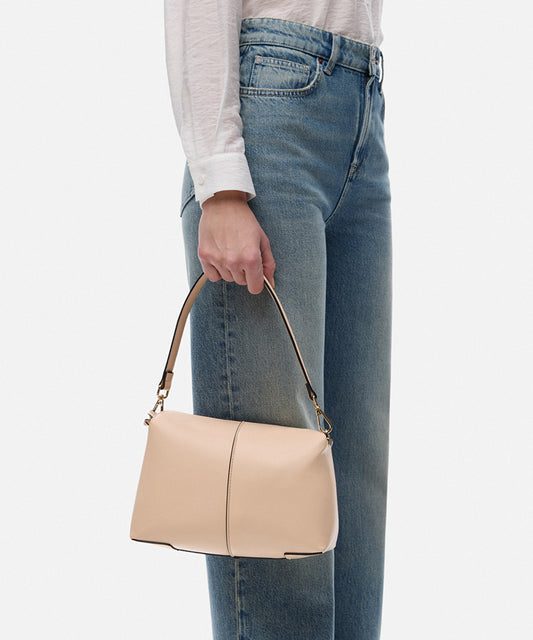 Dual Strap Faux Leather Bag