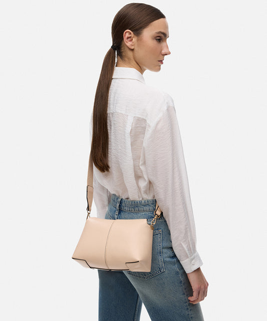 Dual Strap Faux Leather Bag