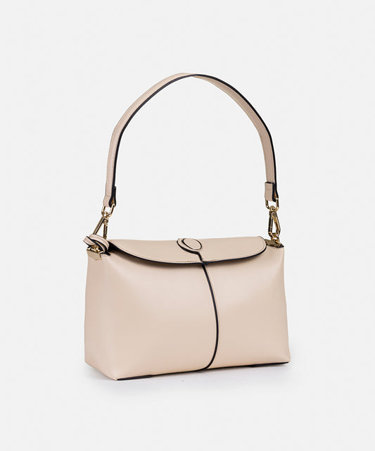Dual Strap Faux Leather Bag