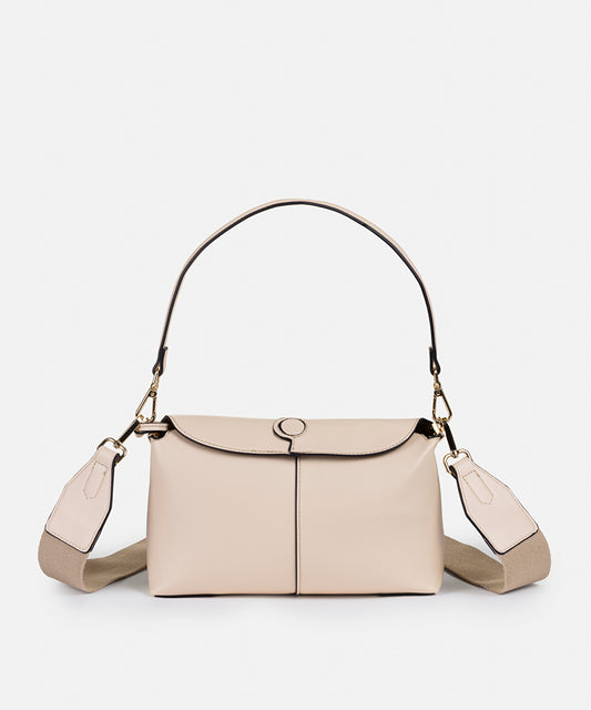 Dual Strap Faux Leather Bag