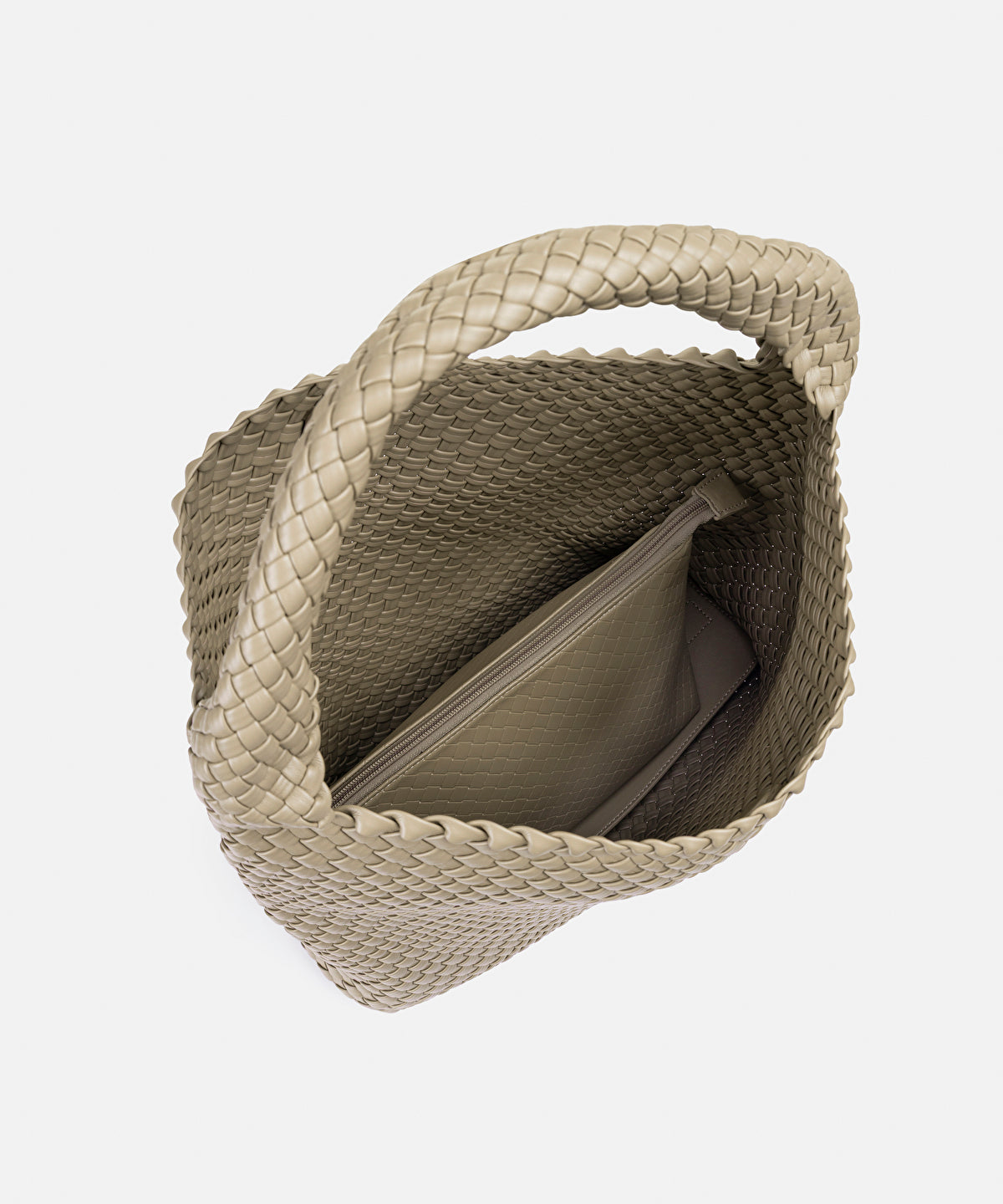 Zoomed Lattice Slouchy Bag