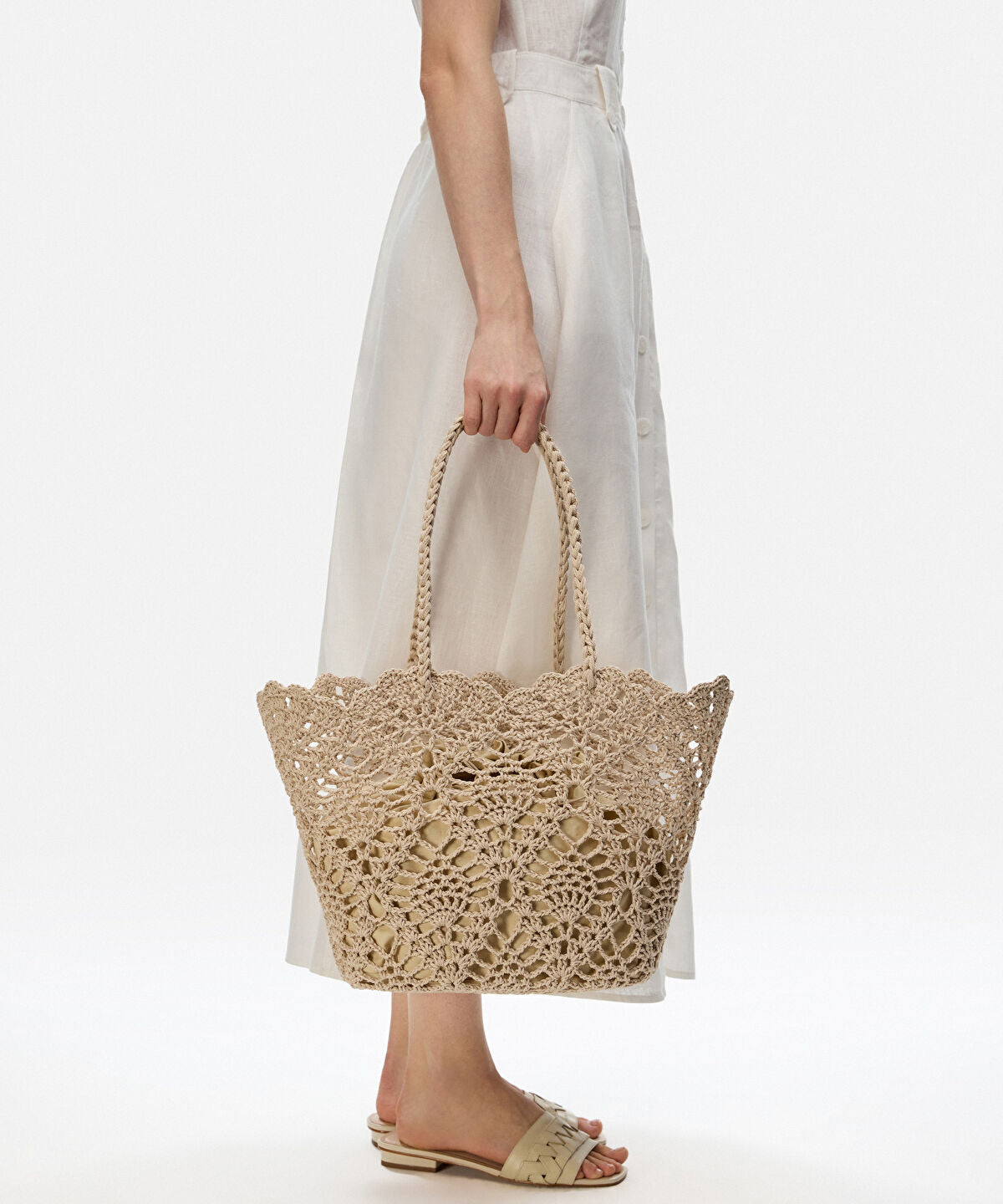 Zoomed Two Piece Knit Bag