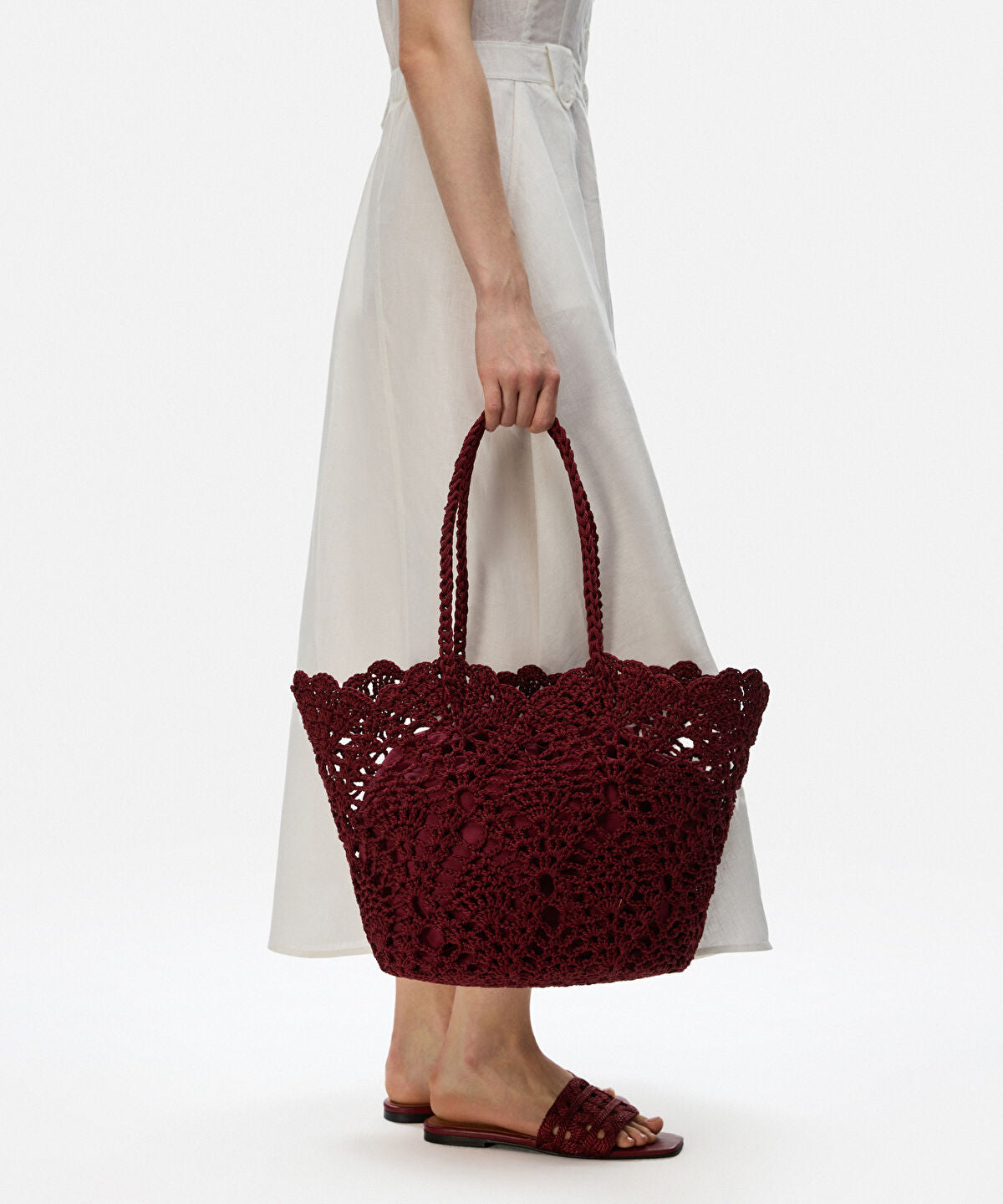 Zoomed Two Piece Knit Bag