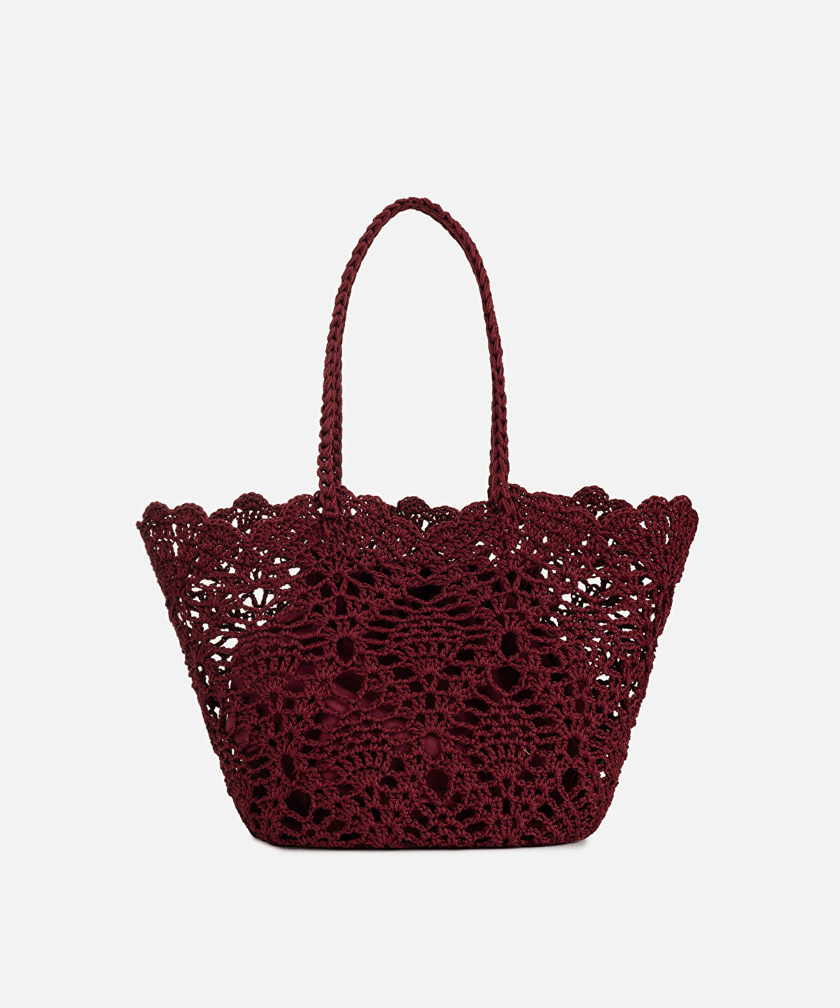Zoomed Two Piece Knit Bag