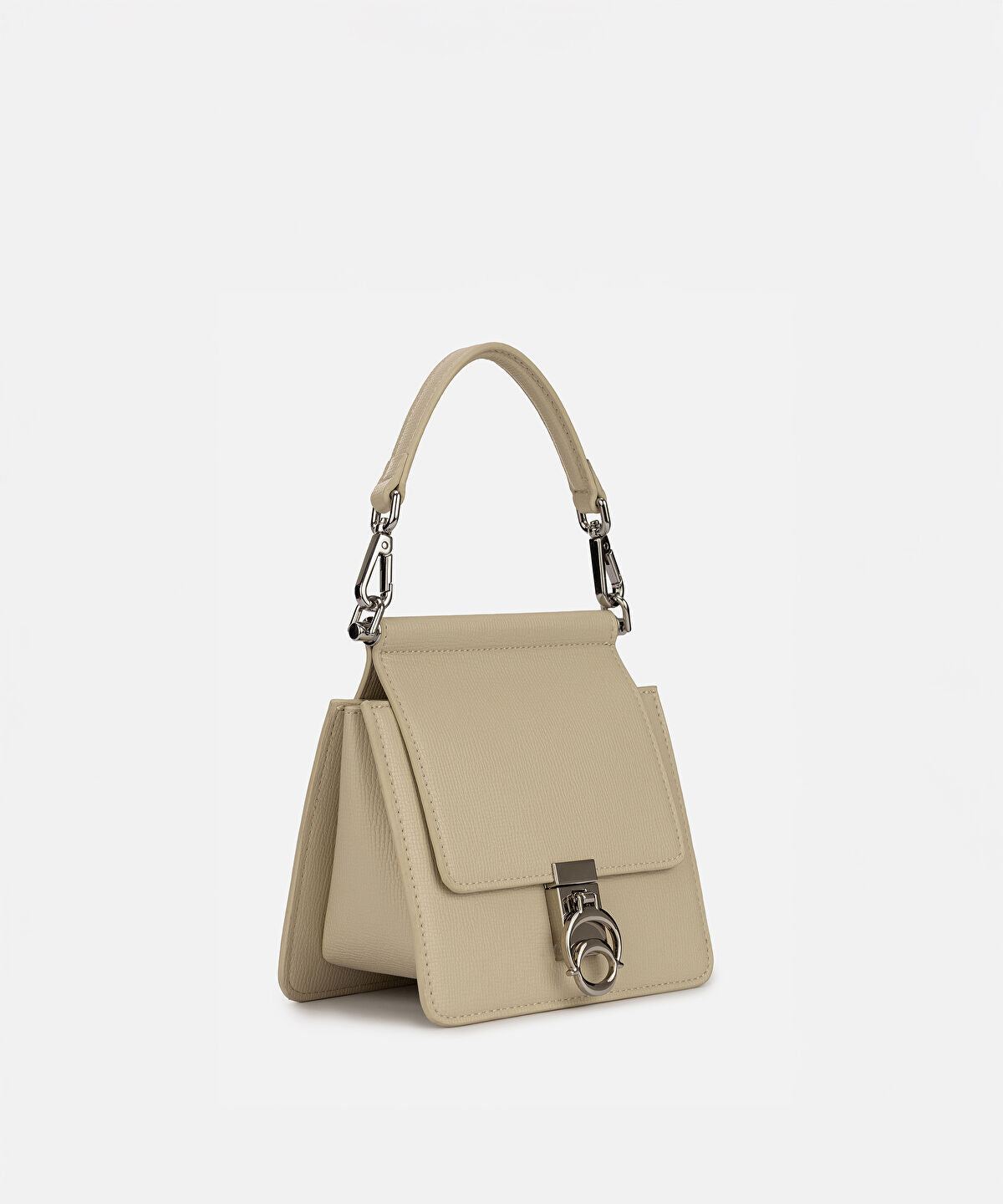 Zoomed Locket Leather-Effect Bag
