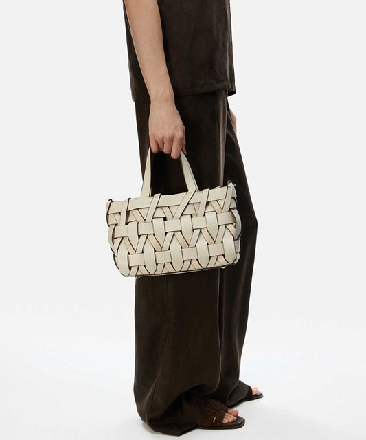 Double Handle Woven Bag