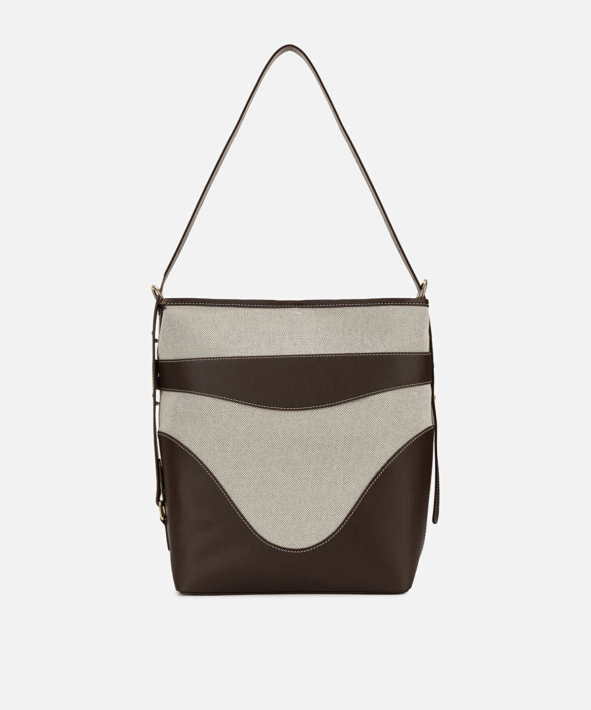Zoomed Colorblock Bucket Bag