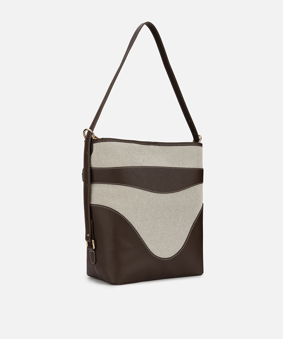 Zoomed Colorblock Bucket Bag