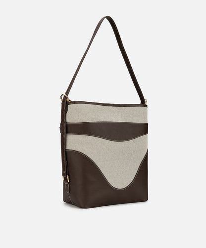 Colorblock Bucket Bag