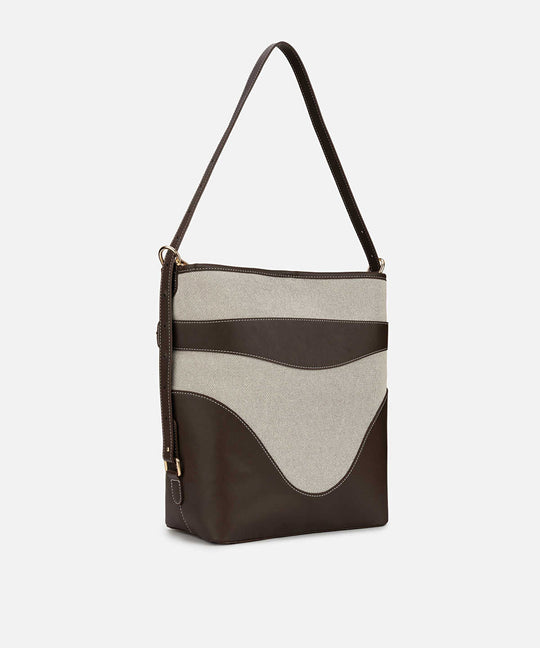 Colorblock Bucket Bag