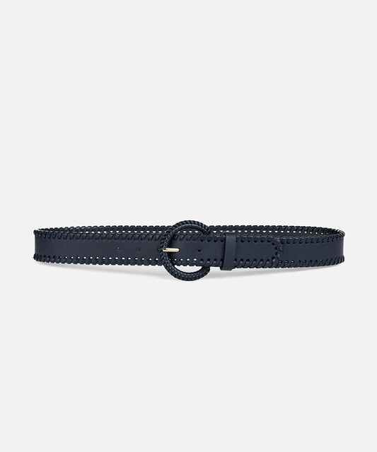 Belt with Decorative Stitching