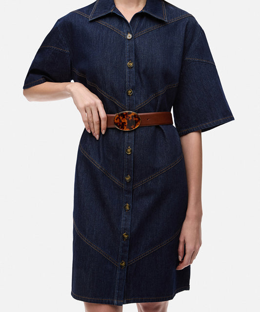 Tortoiseshell Buckle Belt