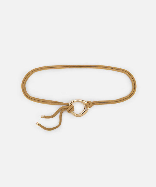 Metal Buckle Cord Belt