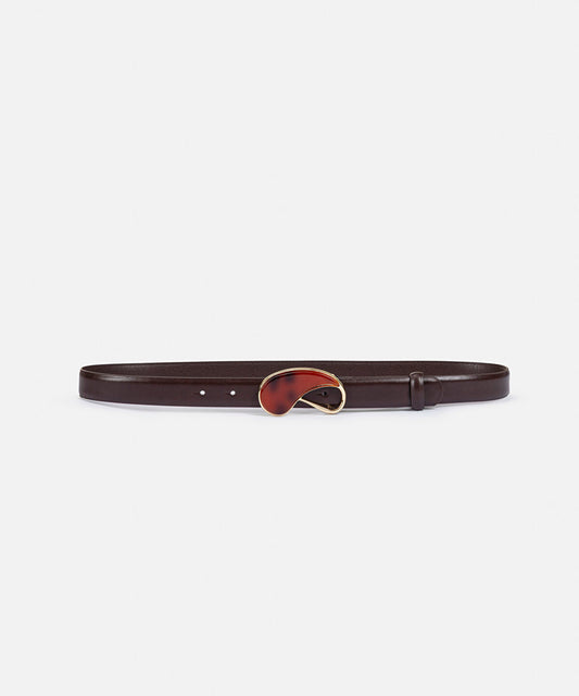 Acrylic Detail Buckle Belt