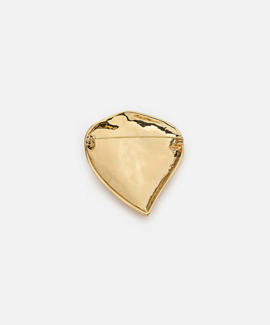 Voluminous Metal Brooch