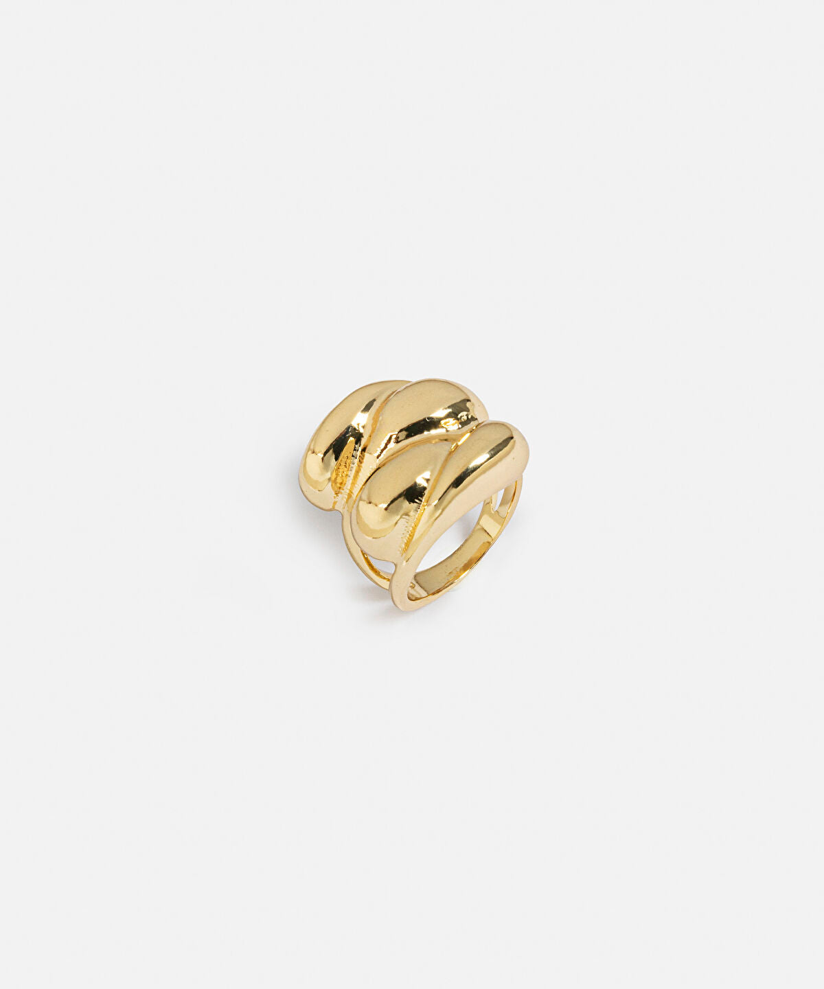 Zoomed Textured Metal Ring