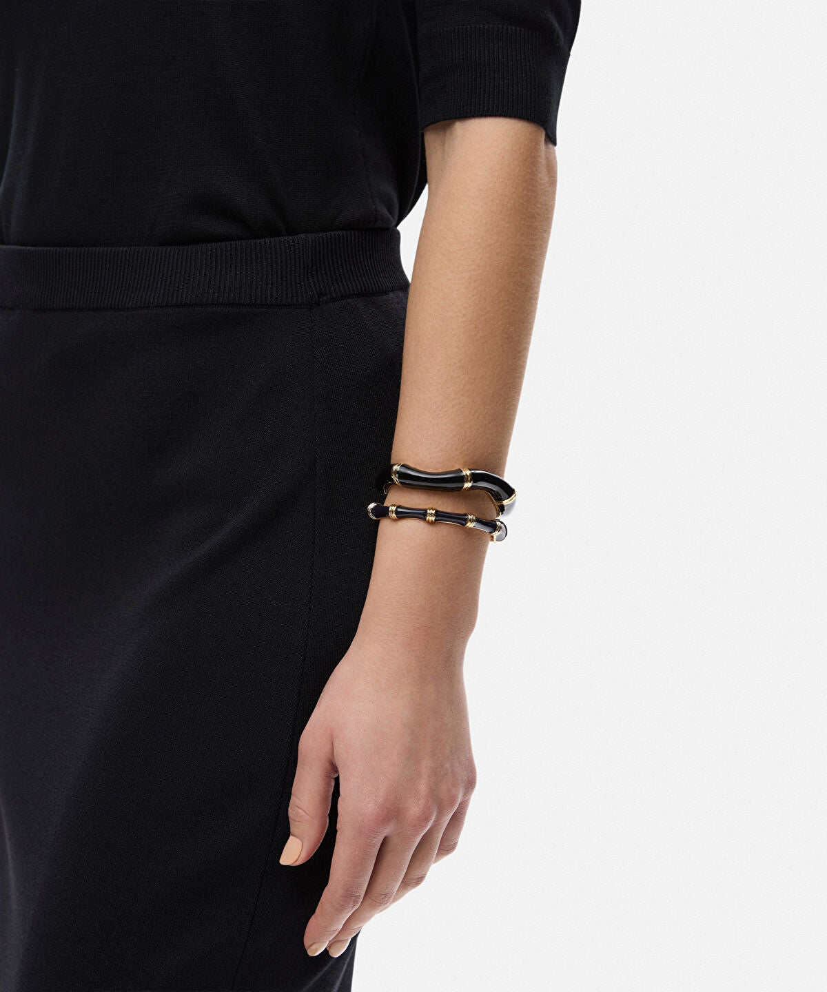 Zoomed Pack of Two Combined Enamel Bracelets