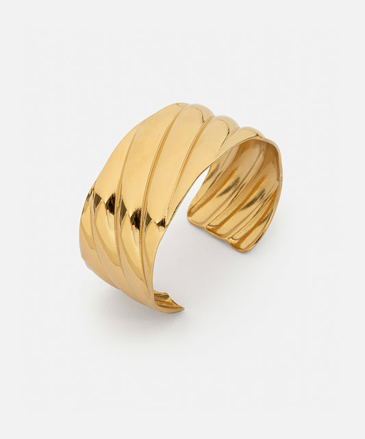 Textured Stainless Steel Bracelet