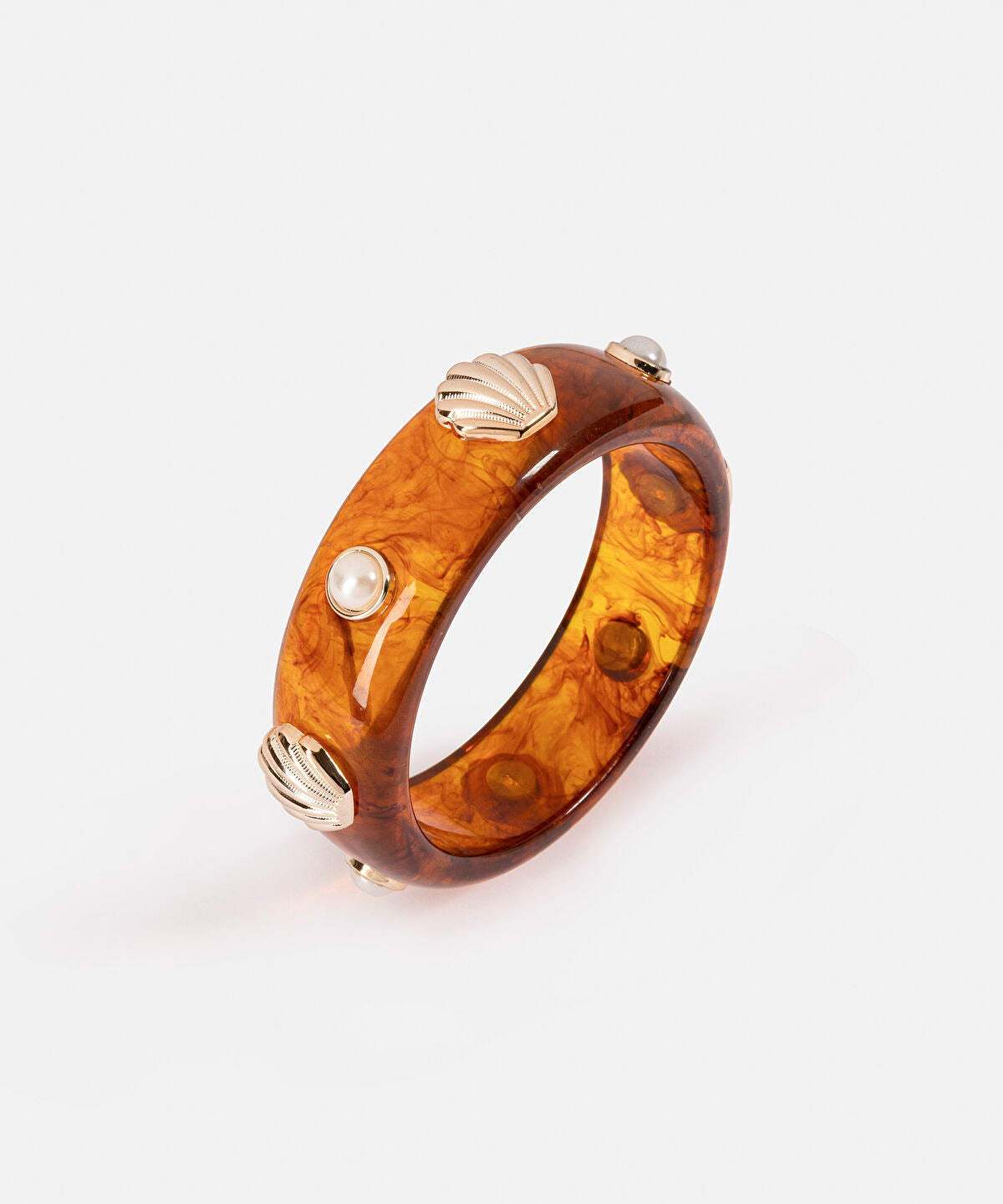 Zoomed Marine Inspired Acrylic Bracelet