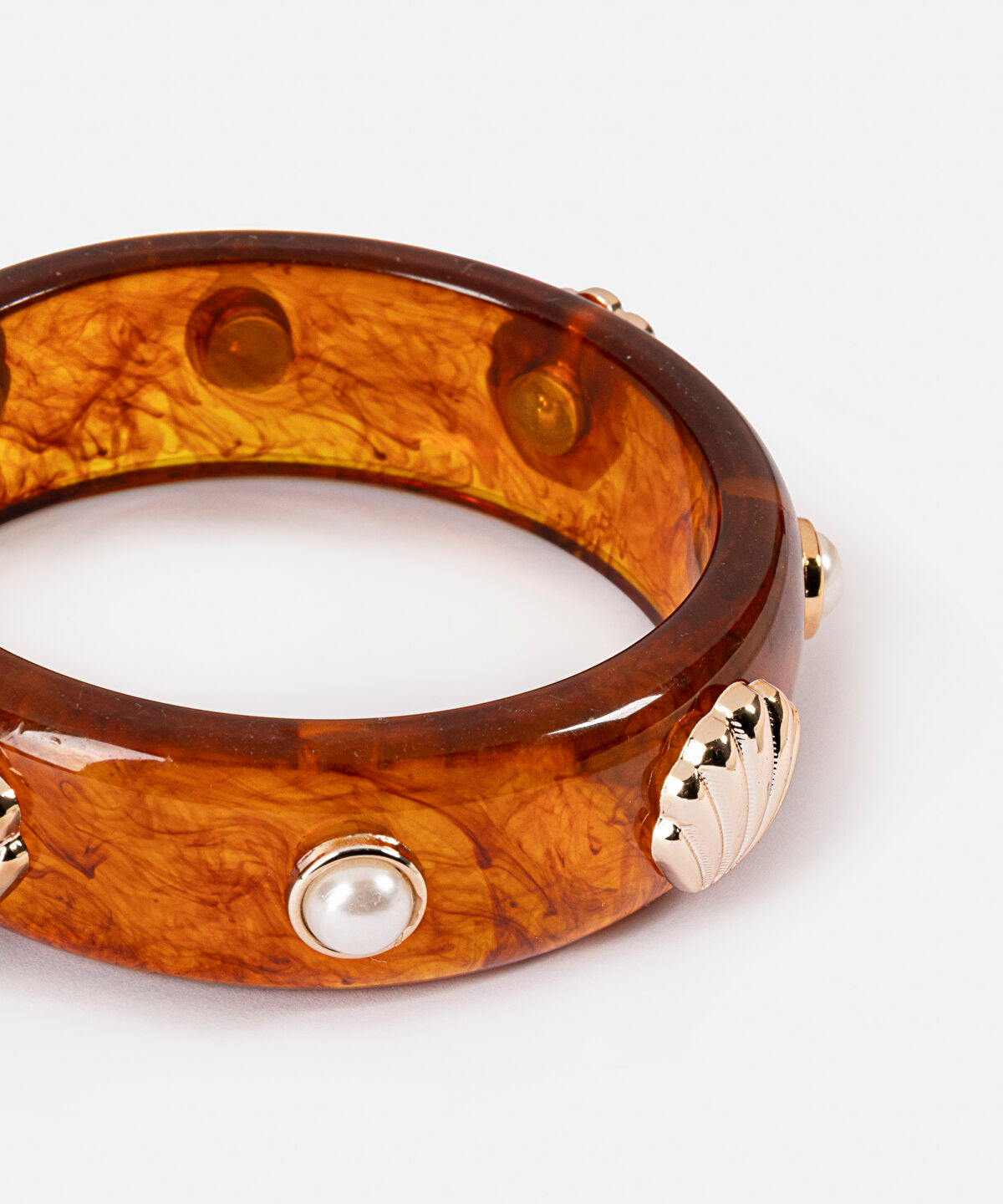 Zoomed Marine Inspired Acrylic Bracelet