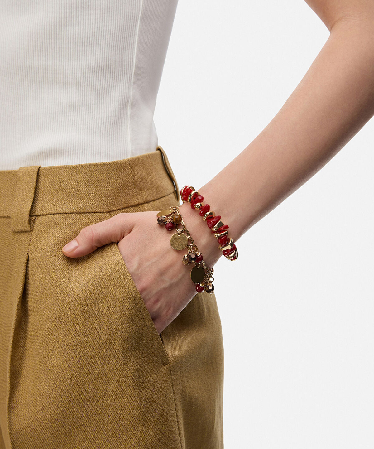 Zoomed Mixed Element Bracelet Set