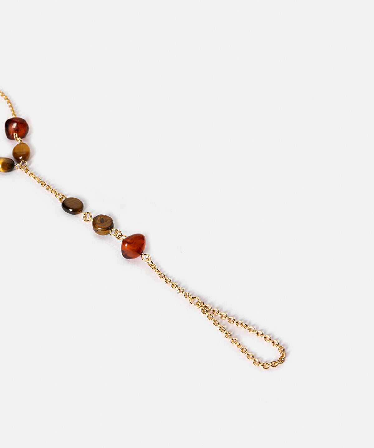 Zoomed Beaded Hand Chain Bracelet