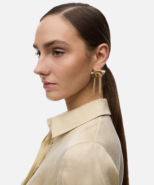 Textured Dangle Earrings